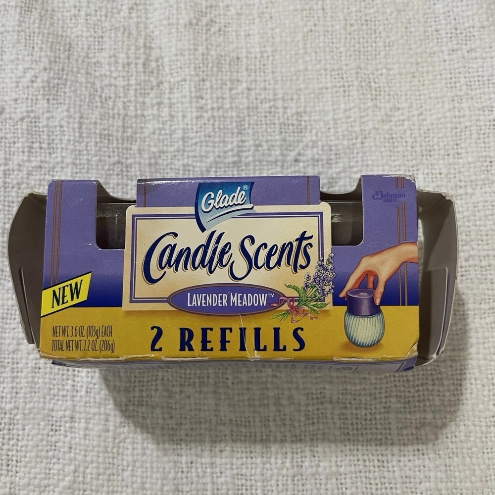 New‎ Glade Candle Scents Refills Lavender Meadow NEW RARE